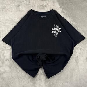 Empyre above below black rose graphic tee size large